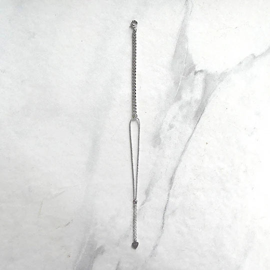 月影雙鍊手鍊（925純銀製）