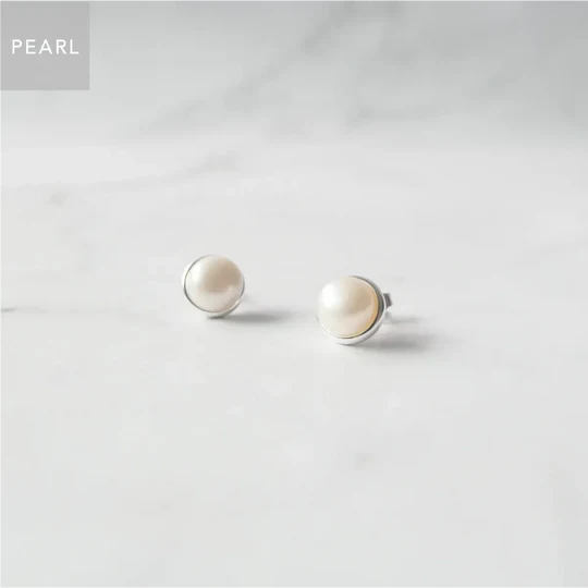 珍珠耳針（925 純銀）