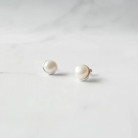 珍珠耳針（925 純銀）
