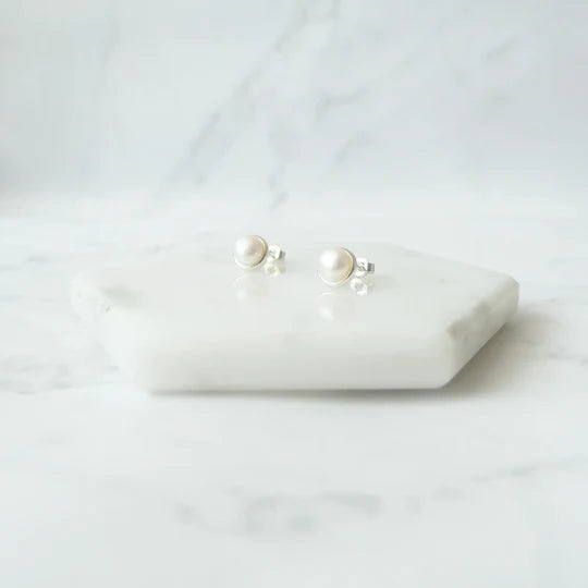 珍珠耳針（925 純銀）