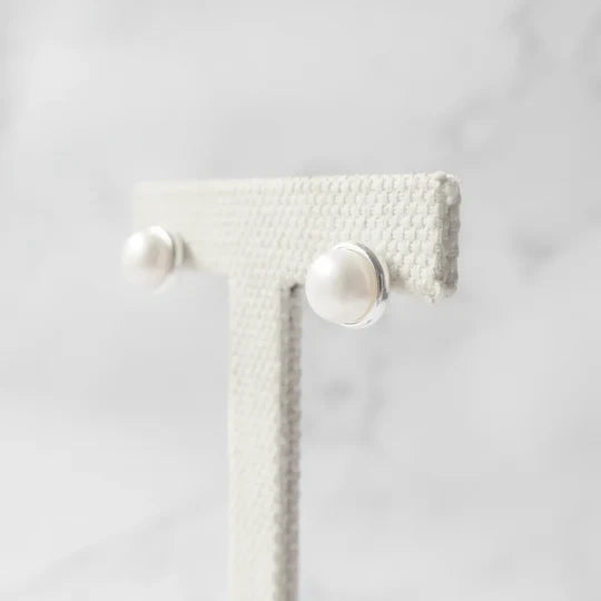 珍珠耳針（925 純銀）