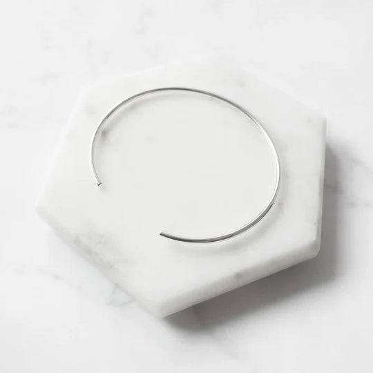 簡約線條手環（925 純銀）