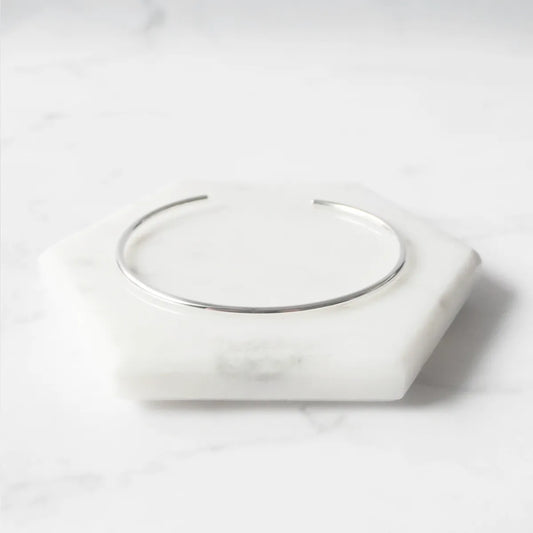 簡約線條手環（925 純銀）